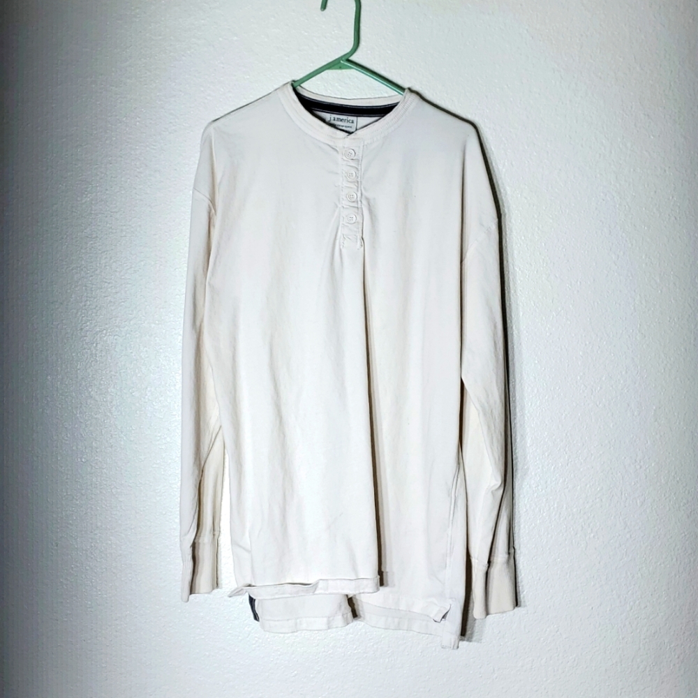 Long sleeve Henley shirt